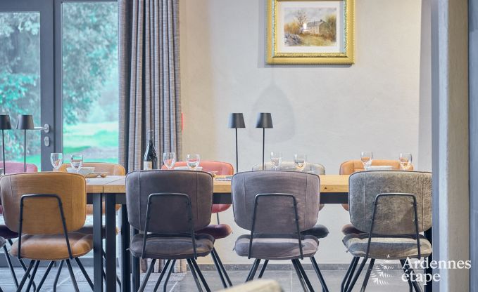 Maison de vacances � Bastogne : maison de vacances authentique pour 16 personnes avec des �quipements modernes en Ardenne
