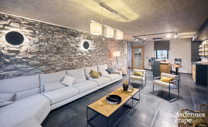 Maison de vacances � Bastogne : maison de vacances authentique pour 16 personnes avec des �quipements modernes en Ardenne