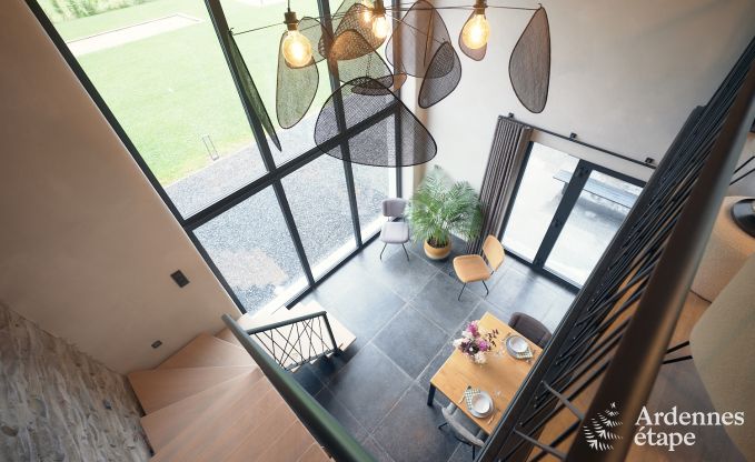 Maison de vacances � Bastogne : maison de vacances authentique pour 16 personnes avec des �quipements modernes en Ardenne
