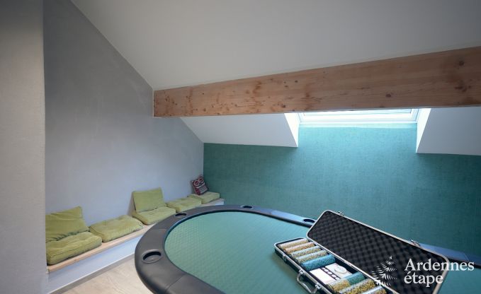Maison de vacances � Bastogne : maison de vacances authentique pour 16 personnes avec des �quipements modernes en Ardenne