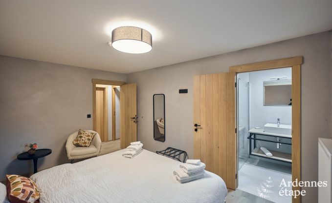 Maison de vacances � Bastogne : maison de vacances authentique pour 16 personnes avec des �quipements modernes en Ardenne