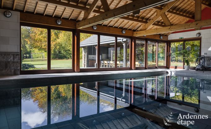 Villa de luxe avec piscine int�rieure � Bastogne pour 24 personnes