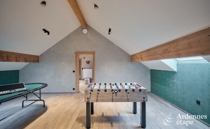 Maison de vacances  Bastogne : maison de vacances authentique pour 16 personnes avec des quipements modernes en Ardenne