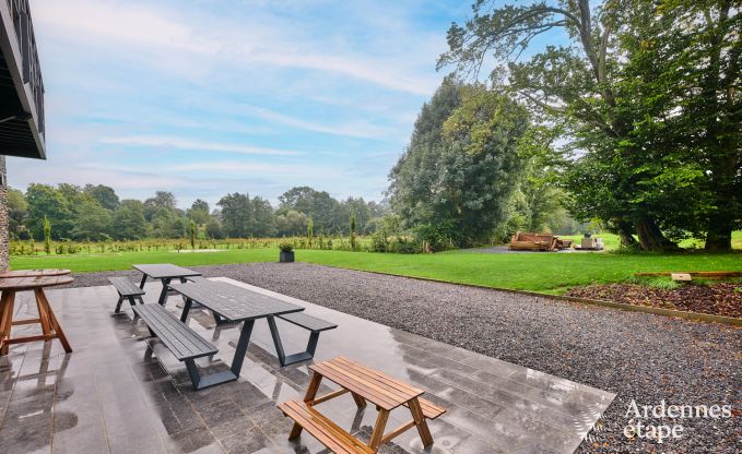 Maison de vacances  Bastogne : maison de vacances authentique pour 16 personnes avec des quipements modernes en Ardenne