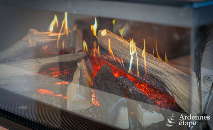 Charmante maison de vacances � Bastogne : s�jour confortable pour 8 personnes avec jardin priv� et station de recharge