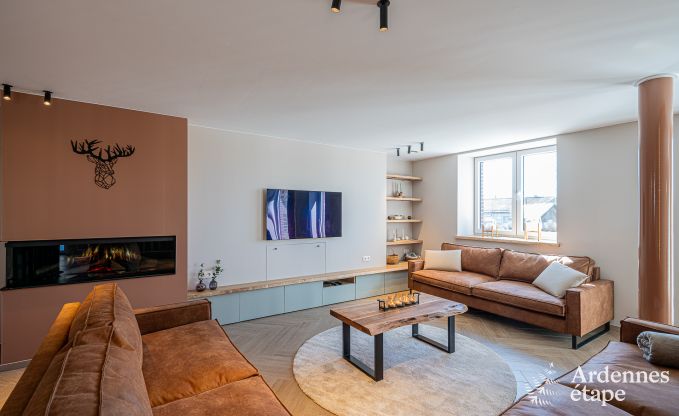 Maison de vacances  Bastogne : hbergement spacieux pour 22 personnes avec des installations compltes et 9 chambres dans l'Ardenne