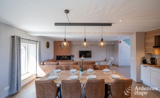 Maison de vacances  Bastogne : hbergement spacieux pour 22 personnes avec des installations compltes et 9 chambres dans l'Ardenne