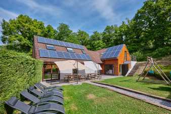 Chalet de luxe pour 16 personnes  Beauraing, Ardenne avec entre autres sauna