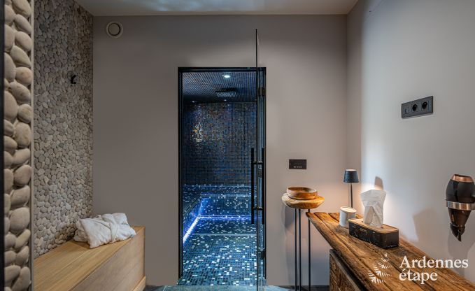 Maison de vacances romantique pour 2 personnes  Beauraing avec piscine, sauna et jacuzzi