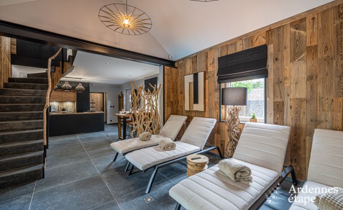 Maison de vacances romantique pour 2 personnes  Beauraing avec piscine, sauna et jacuzzi