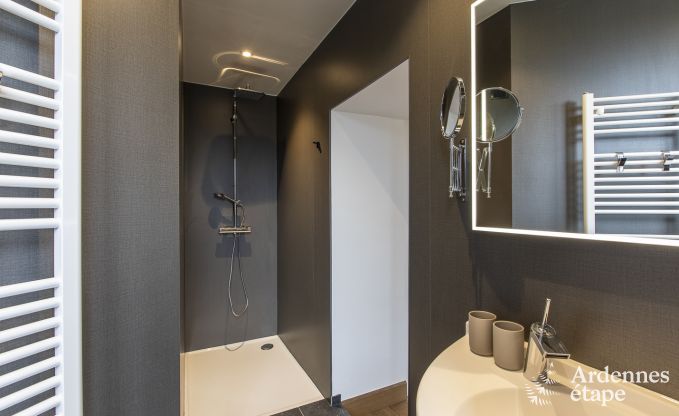 Magnifique ch�teau � Bertrix : h�bergement pour 20 personnes avec piscine int�rieure, jacuzzi et cabine infrarouge