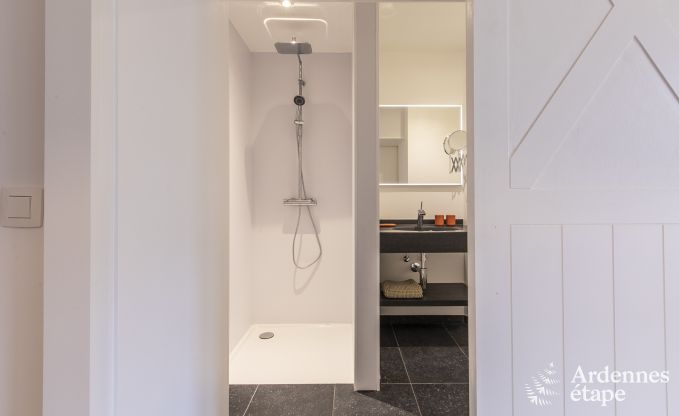 Magnifique chteau  Bertrix : hbergement pour 20 personnes avec piscine intrieure, jacuzzi et cabine infrarouge