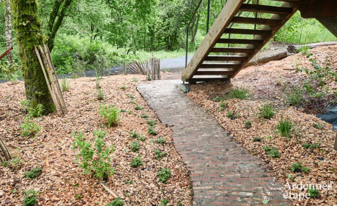 Cabane dans les arbres � Bertrix, Ardenne