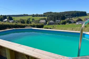 Maison de vacances à Bièvre pour 8 avec piscine, jardin privé et abri à vélos