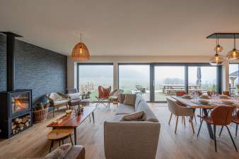 Luxueuse nouvelle maison de vacances avec sauna pour 12 personnes à Bièvre