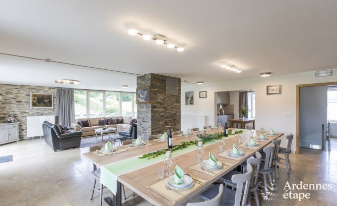 Maison de vacances � Bouillon pour 22 personnes en Ardenne