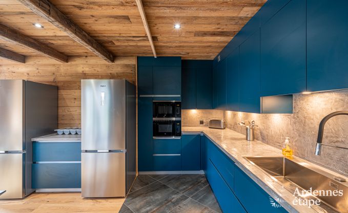 Chalet de luxe  Brognon pour 20 personnes avec piscine extrieure chauffe, jacuzzi extrieur et sauna au bord du lac