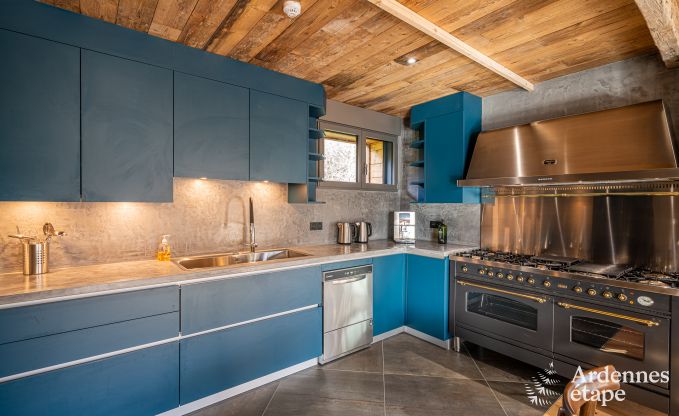 Chalet de luxe  Brognon pour 20 personnes avec piscine extrieure chauffe, jacuzzi extrieur et sauna au bord du lac