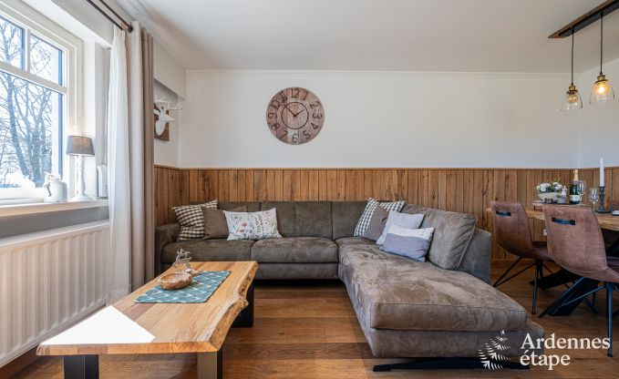 Charmante maison de vacances � Bullange : pour 4 personnes avec bain nordique et sauna