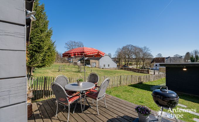 Charmante maison de vacances � Bullange : pour 4 personnes avec bain nordique et sauna