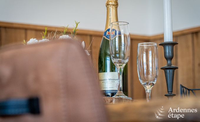 Charmante maison de vacances � Bullange : pour 4 personnes avec bain nordique et sauna