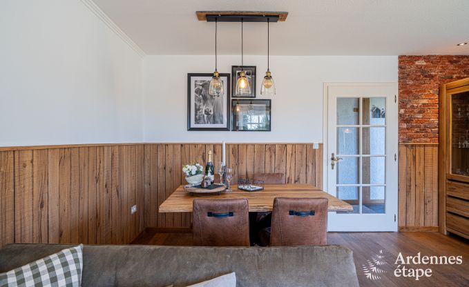 Charmante maison de vacances � Bullange : pour 4 personnes avec bain nordique et sauna