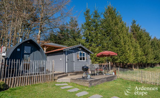 Charmante maison de vacances � Bullange : pour 4 personnes avec bain nordique et sauna