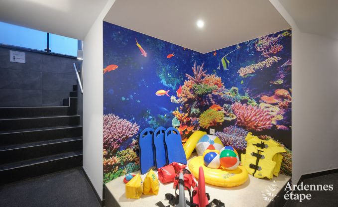 Grande fermette  Bllingen pour 13 personnes avec piscine intrieure, sauna et jacuzzi