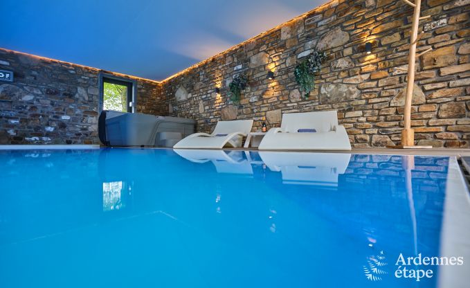 Grande fermette  Bllingen pour 13 personnes avec piscine intrieure, sauna et jacuzzi