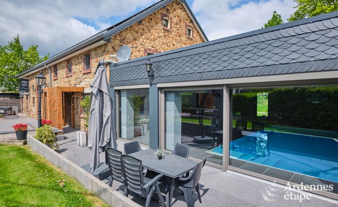 Grande fermette  Bllingen pour 13 personnes avec piscine intrieure, sauna et jacuzzi