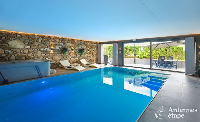 Grande fermette  Bllingen pour 13 personnes avec piscine intrieure, sauna et jacuzzi