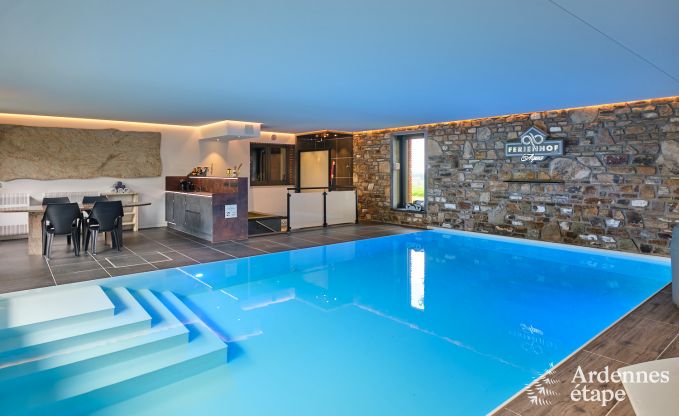 Grande fermette  Bllingen pour 13 personnes avec piscine intrieure, sauna et jacuzzi