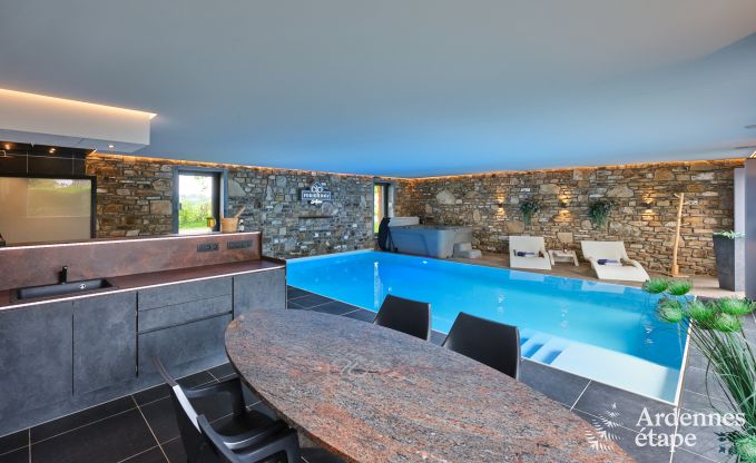 Grande fermette  Bllingen pour 13 personnes avec piscine intrieure, sauna et jacuzzi