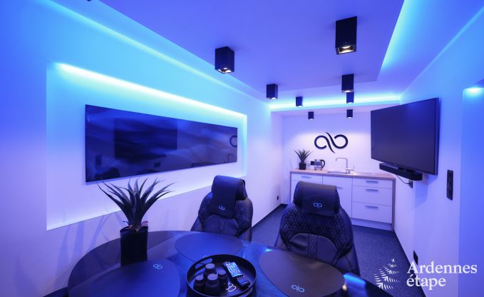 Grande fermette  Bllingen pour 13 personnes avec piscine intrieure, sauna et jacuzzi