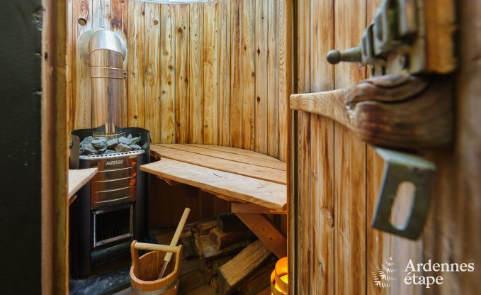 Fermette unique pour 2 personnes  Bllingen avec sauna priv, jacuzzi et douche extrieure