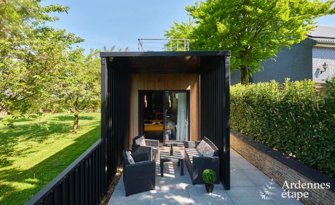 Fermette unique pour 2 personnes  Bllingen avec sauna priv, jacuzzi et douche extrieure