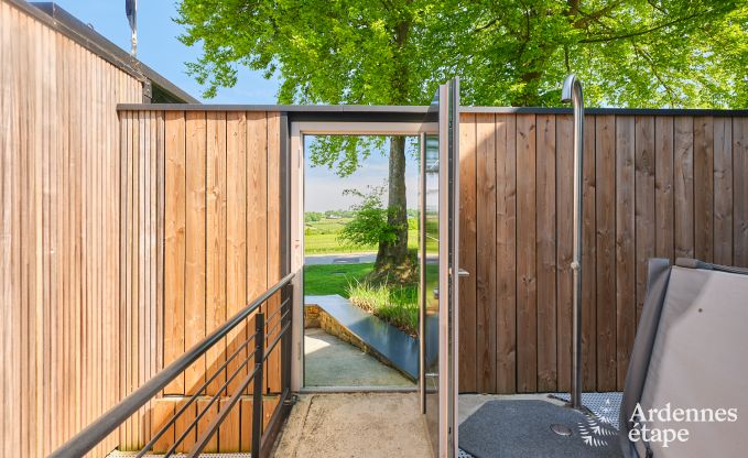 Fermette unique pour 2 personnes  Bllingen avec sauna priv, jacuzzi et douche extrieure