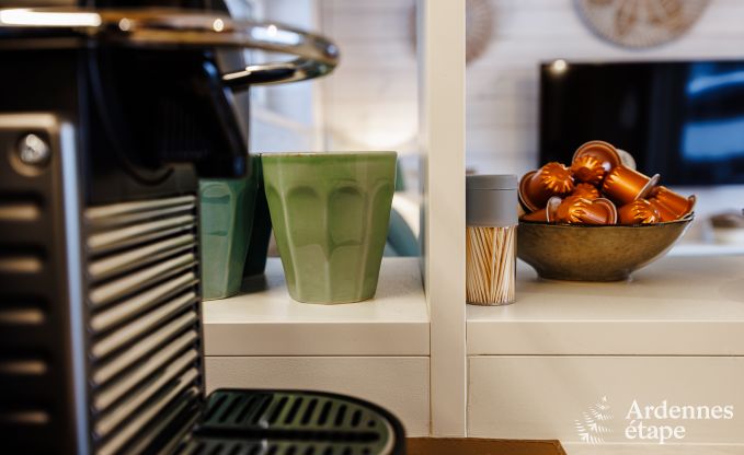 Chalet avec vue exceptionnelle  Butgenbach pour 2 personnes en Ardenne