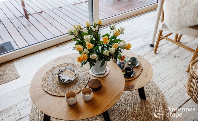 Chalet avec vue exceptionnelle  Butgenbach pour 2 personnes en Ardenne