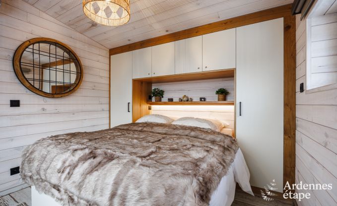 Chalet avec vue exceptionnelle  Butgenbach pour 2 personnes en Ardenne