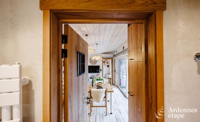 Chalet avec vue exceptionnelle  Butgenbach pour 2 personnes en Ardenne