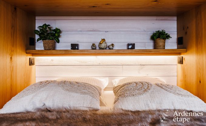 Chalet avec vue exceptionnelle  Butgenbach pour 2 personnes en Ardenne