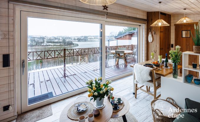 Chalet avec vue exceptionnelle  Butgenbach pour 2 personnes en Ardenne