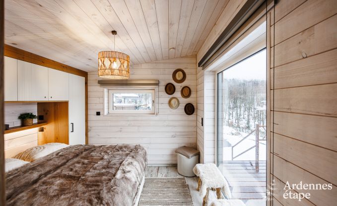 Chalet avec vue exceptionnelle  Butgenbach pour 2 personnes en Ardenne