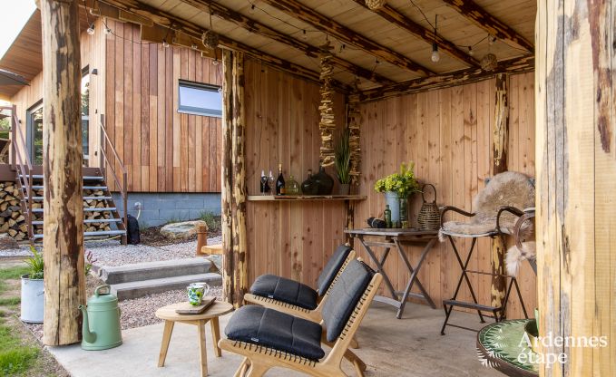Chalet avec vue exceptionnelle  Butgenbach pour 2 personnes en Ardenne