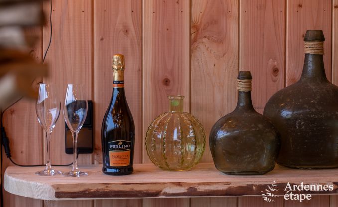 Chalet avec vue exceptionnelle  Butgenbach pour 2 personnes en Ardenne