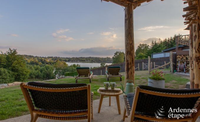 Chalet avec vue exceptionnelle  Butgenbach pour 2 personnes en Ardenne