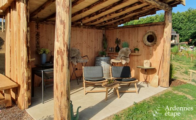 Chalet avec vue exceptionnelle  Butgenbach pour 2 personnes en Ardenne