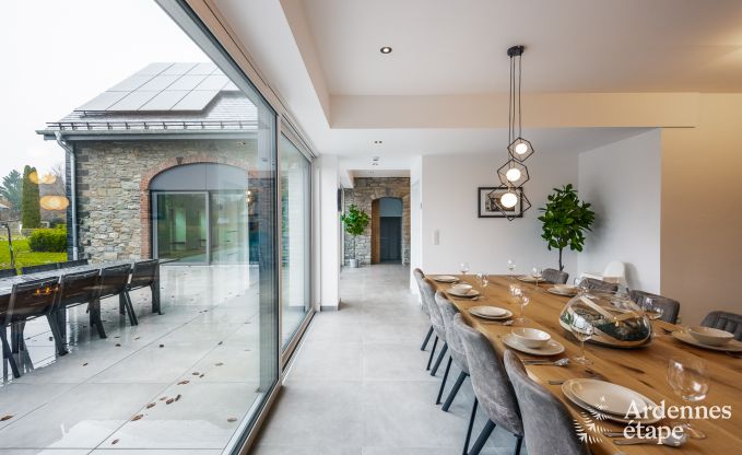 S�jour d'exception en villa de luxe � Butgenbach : 18 personnes, piscine int�rieure, sauna, au c�ur de l'Ardenne