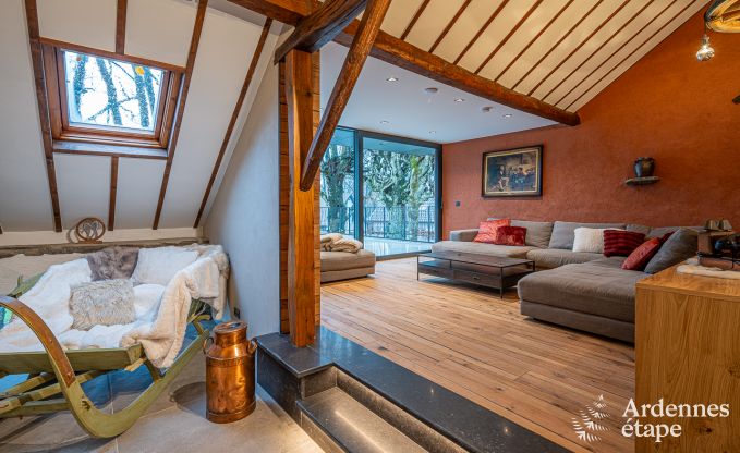 Vaste et luxueuse villa pour 14 personnes avec piscine int�rieure dans les Hautes Fagnes
